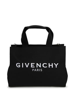 borsa in cotone nero GIVENCHY KIDS | H3058409B